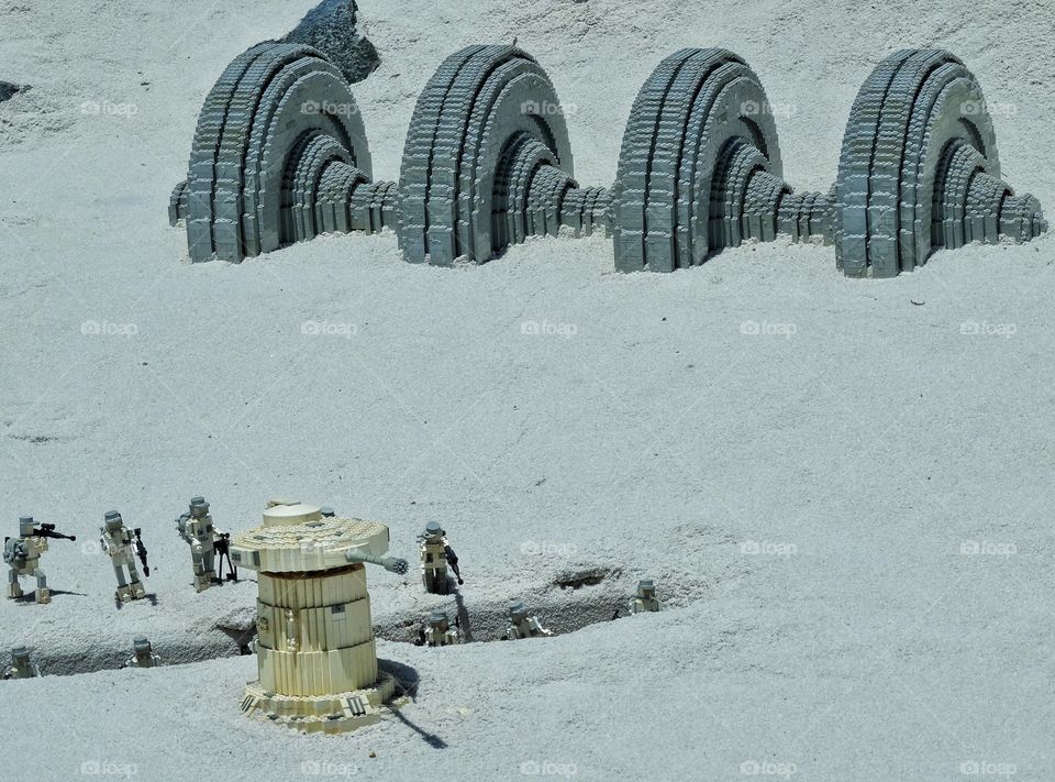 Star Wars Diorama. Star Wars Diorama On The Ice Planet Hoth
