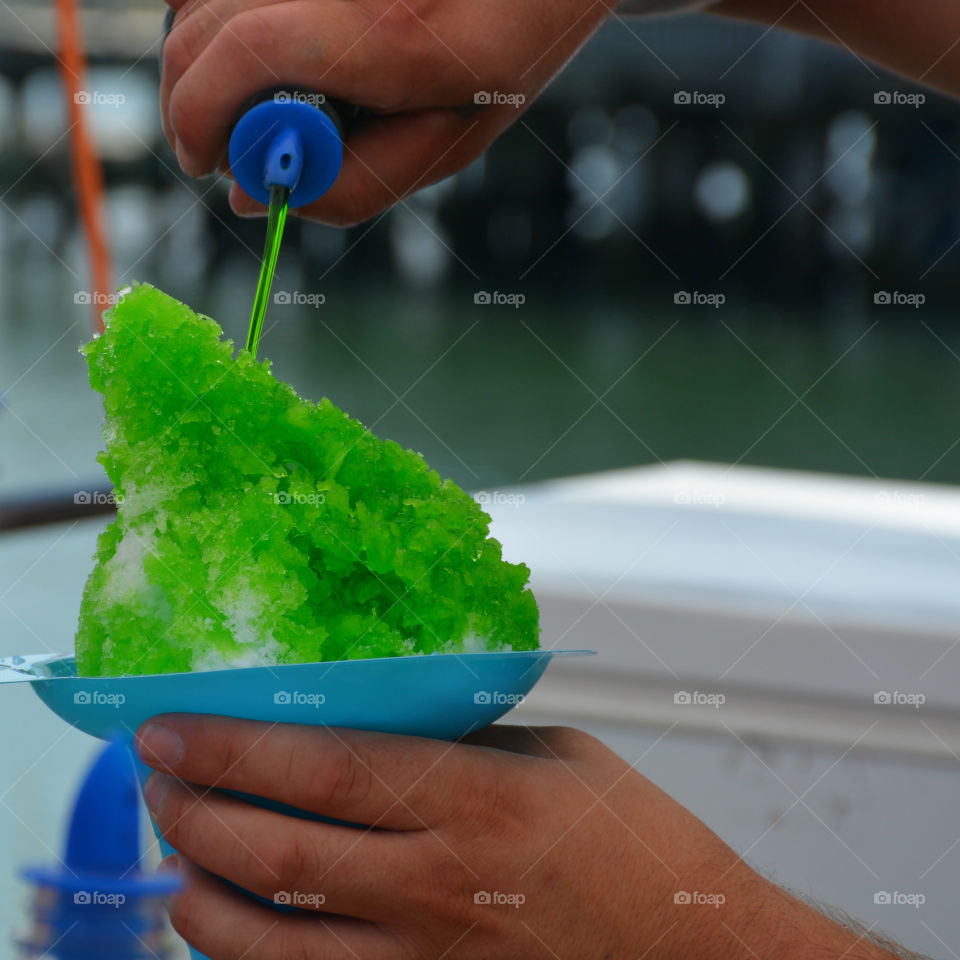 Street Food is ready to eat food or drink sold by a vendor or hawker, in street or other public place, such as a market or fair. I often buy Street Food from a portable food booth, food cart or a food truck! Yummy, yum!