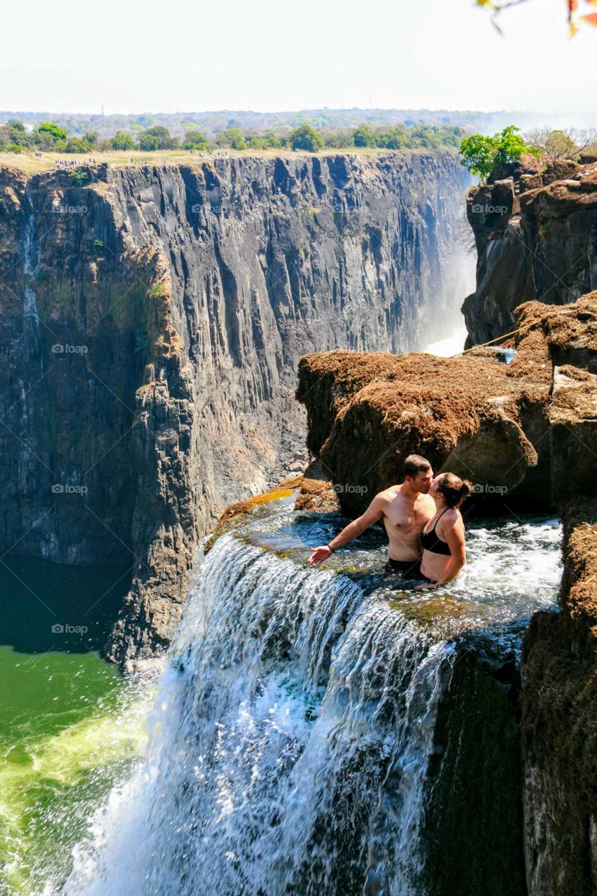 Love at Victoria Falls