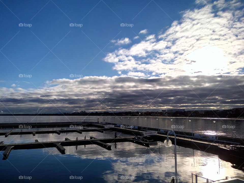 Amazing sky in Sopot 