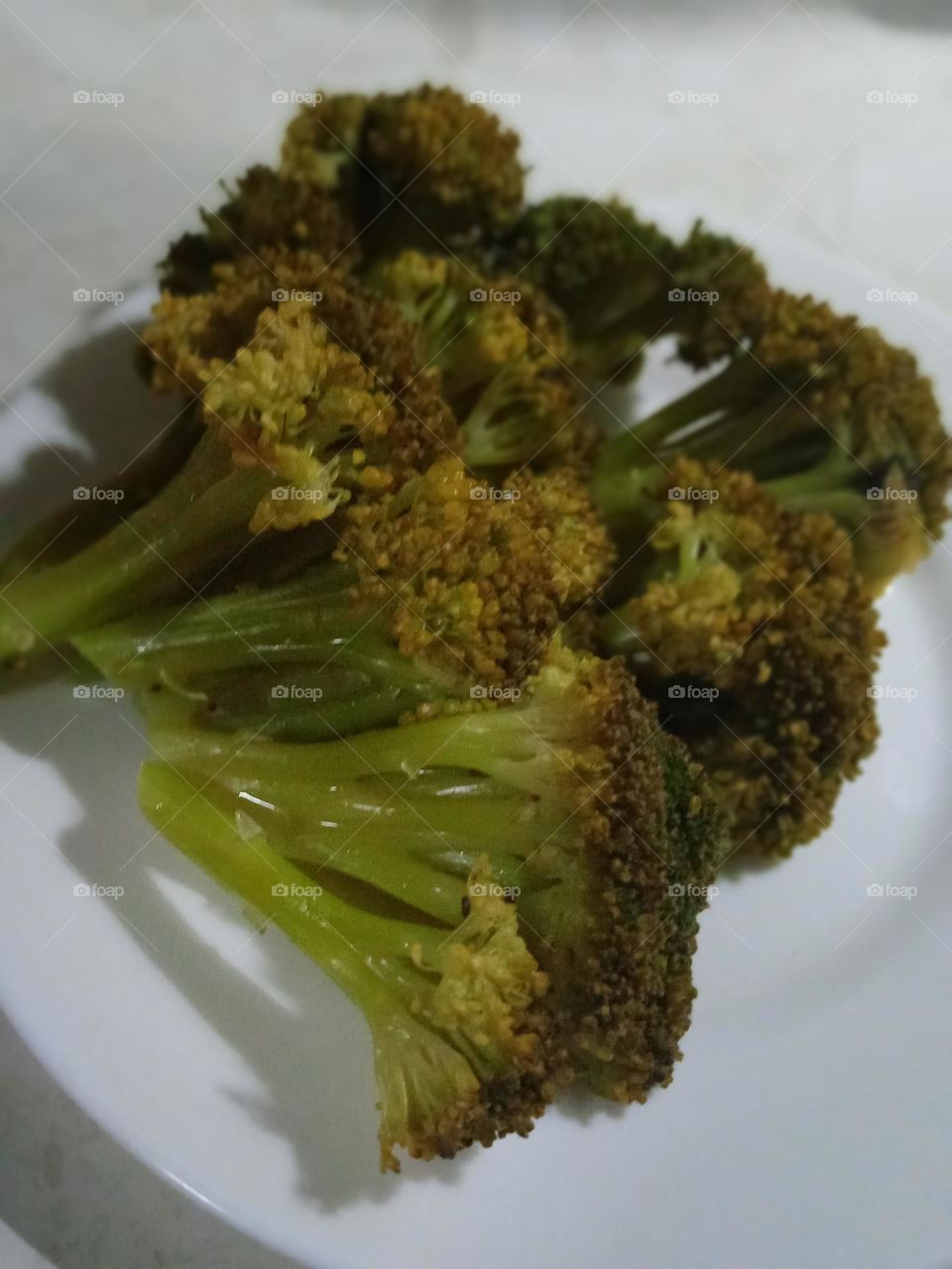 Simple steamed broccoli