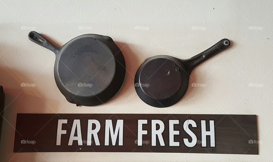 Farm Fresh cast iron pots