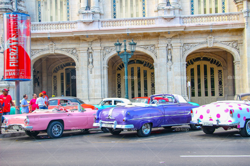 Classical cars in Havana Cuba 