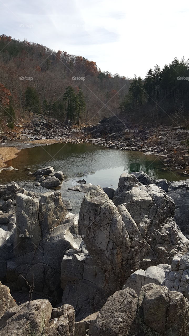 Pool at Johnson's Shut-in in the Ozarks
