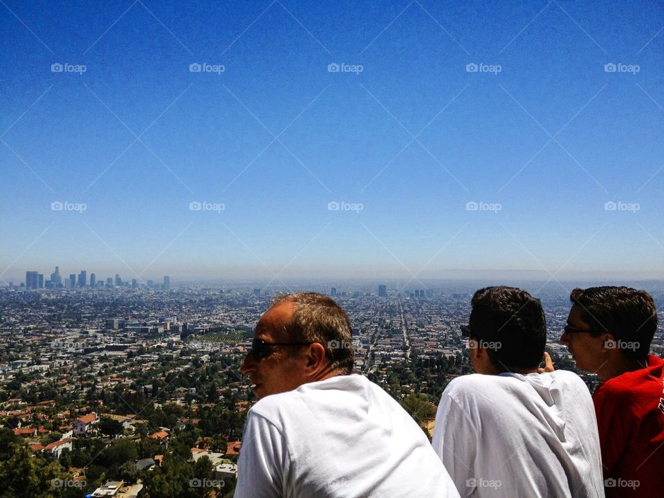 Los Angeles in the distance