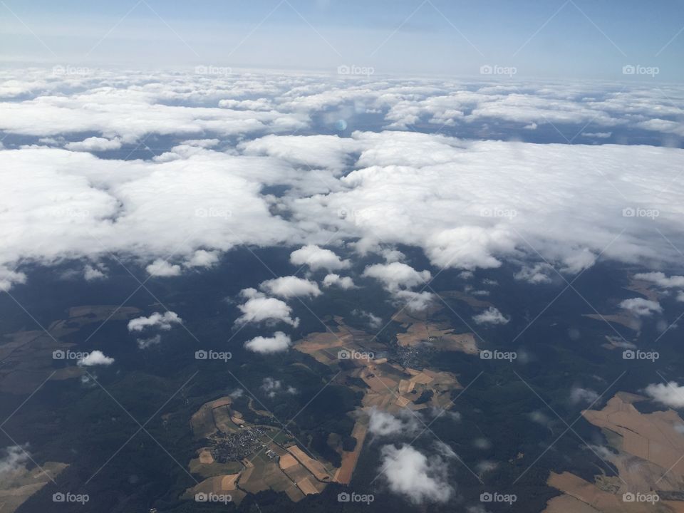 Clouds from a plane 