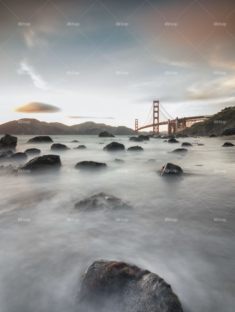 Golden Gate Bridge from Marshall’s beach