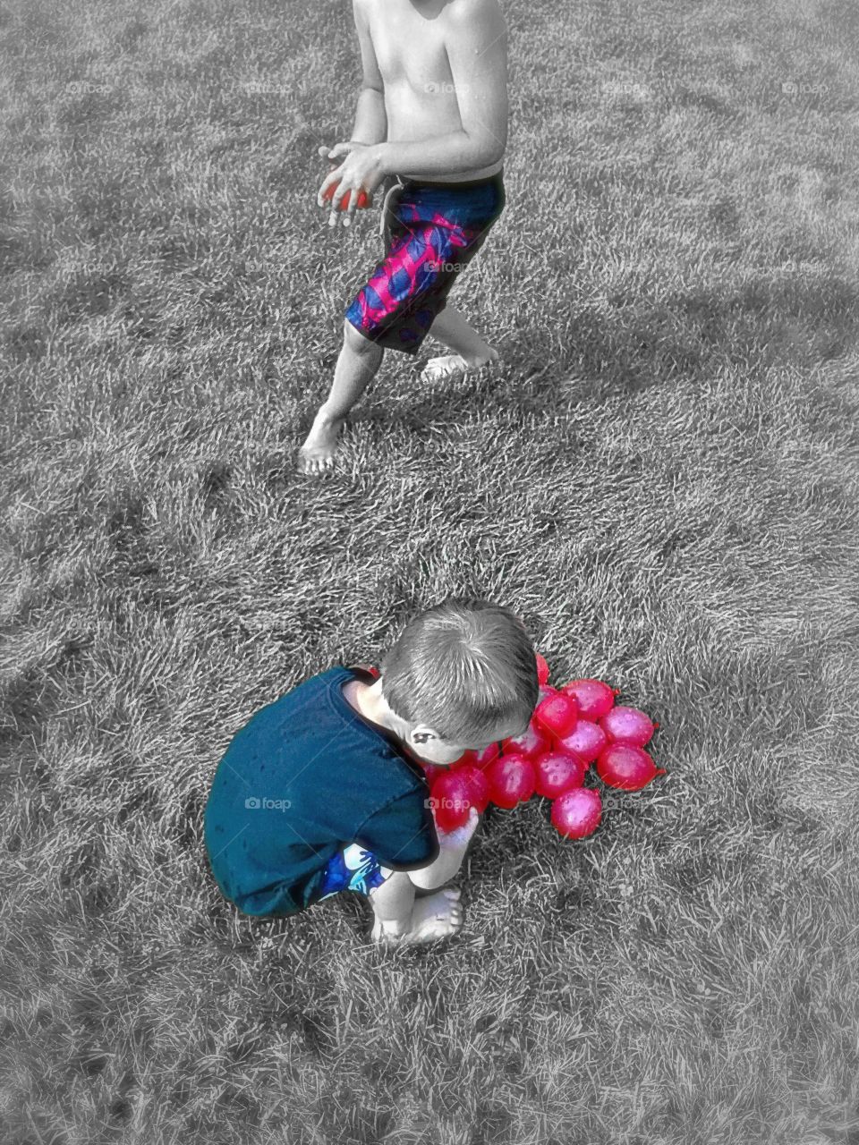 Color difference. Playing around with color