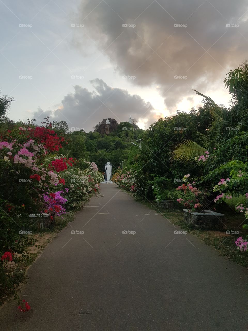 Buddhist rock temple