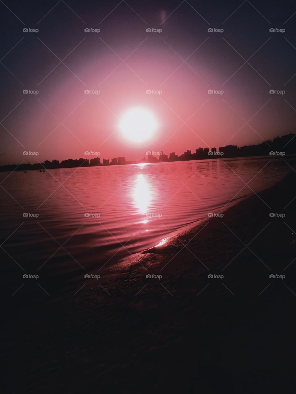 sunrise with the colours of sunset