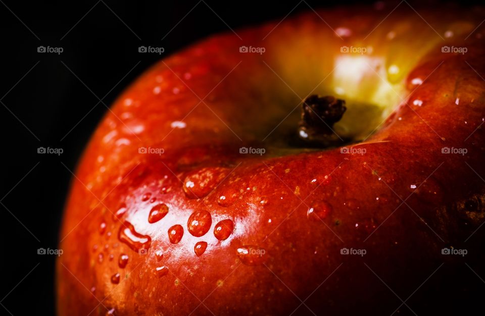 Close-up of red apple