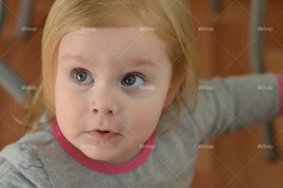 Child's eyes
