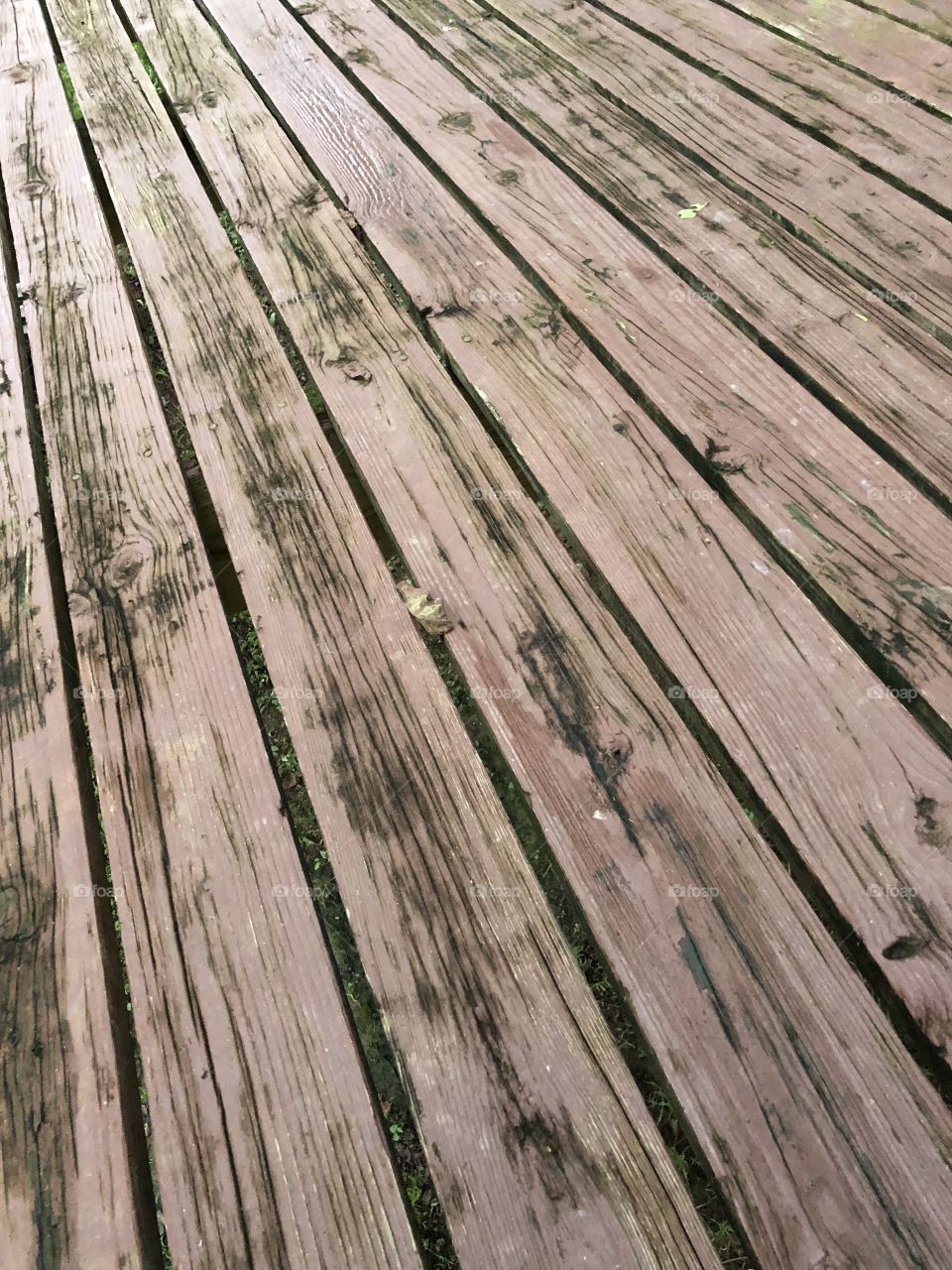 Old wood Deck 