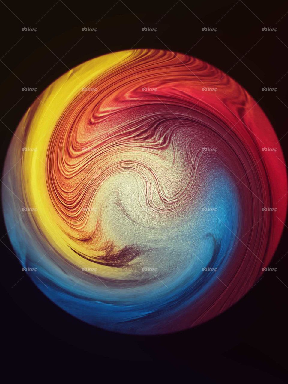 Another beautiful planet like creation. love the colors it's like paint blending.