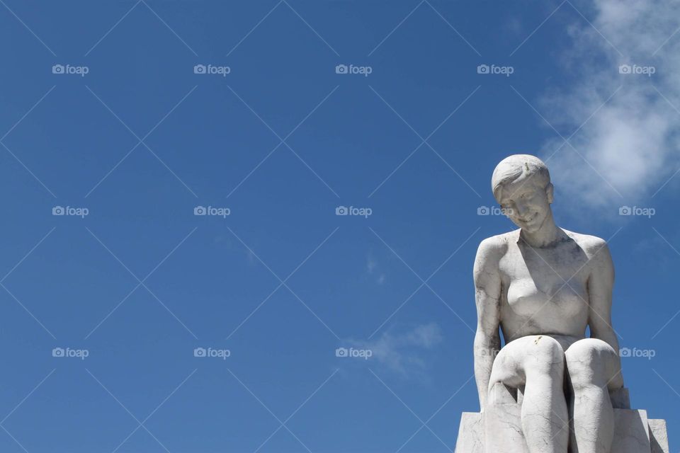 White statue 