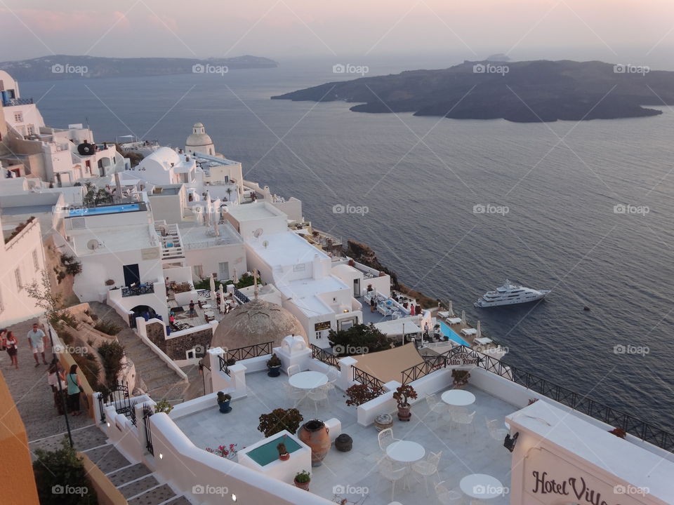 view of Santorini