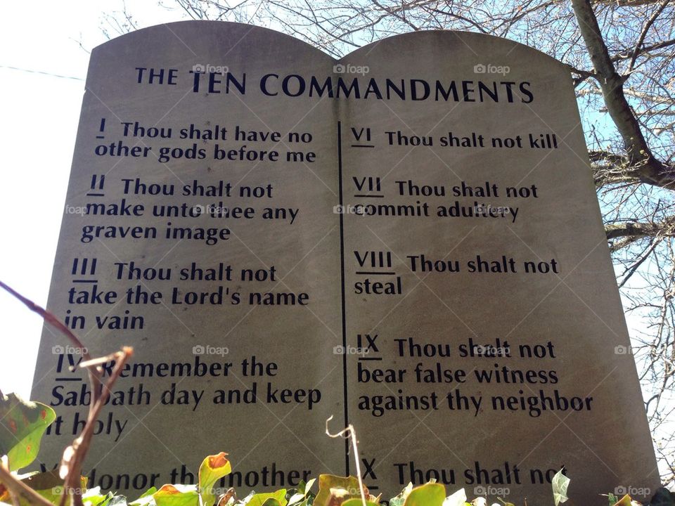 10 commandments