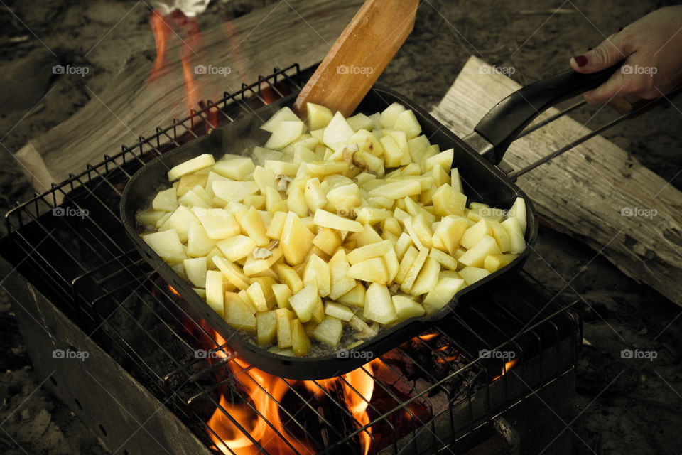 Potatoes barbecue)