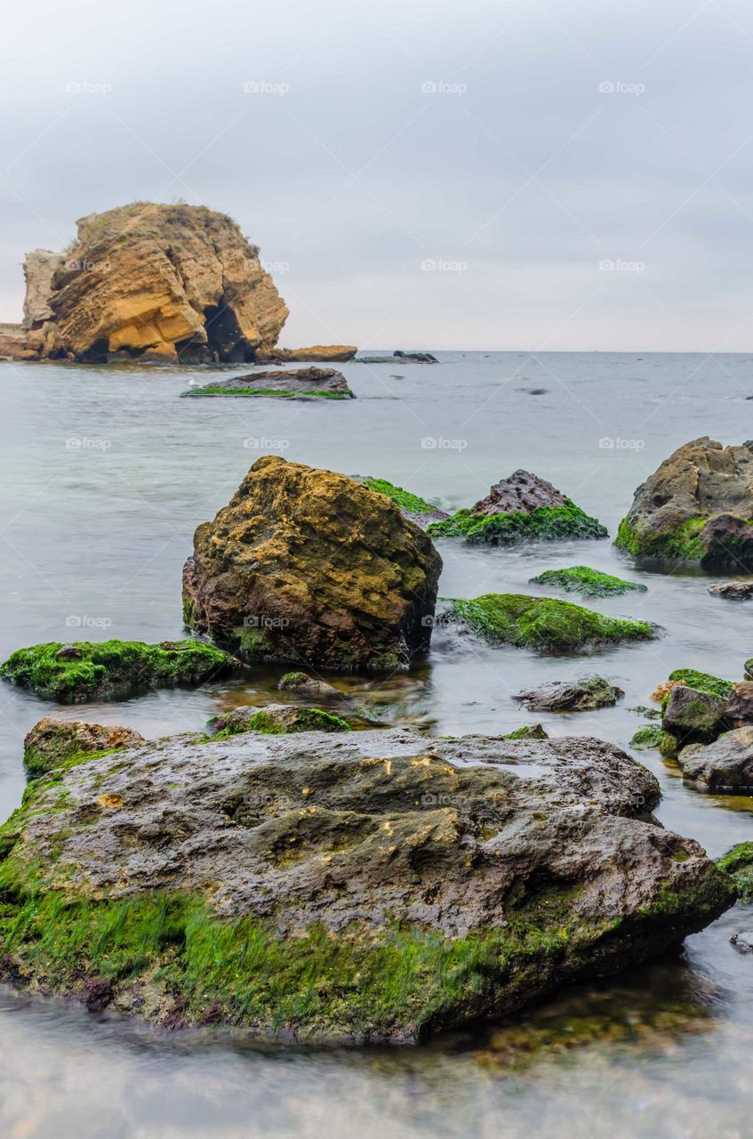 seascape in the autumn season