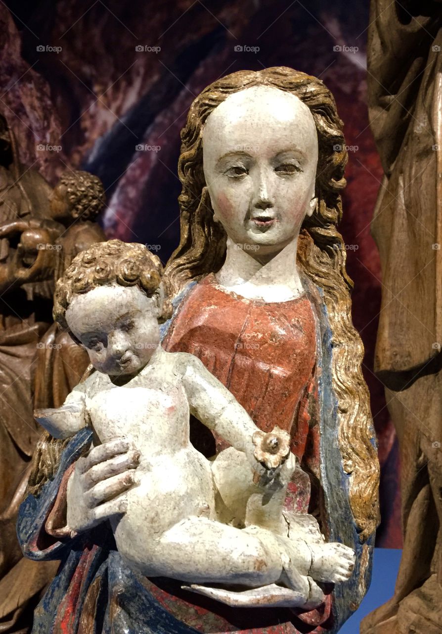 Mother Mary with baby Jesus