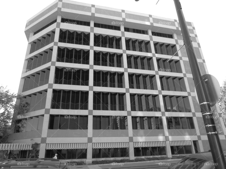 architecture. out riding my bike taking photos in downtown Sacramento