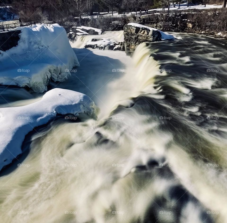 Hog’s Back Falls early spring runoff.