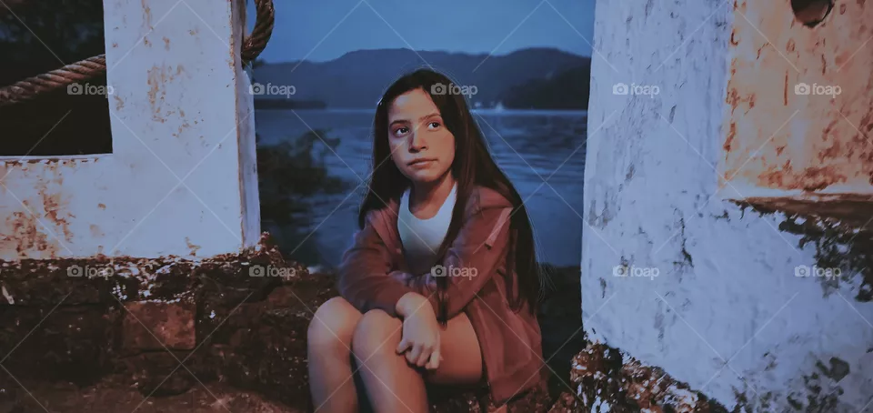 Little girl on the street