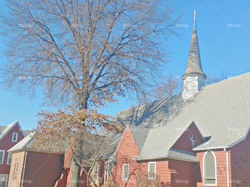 Architecture, Building, Roof, Church, House