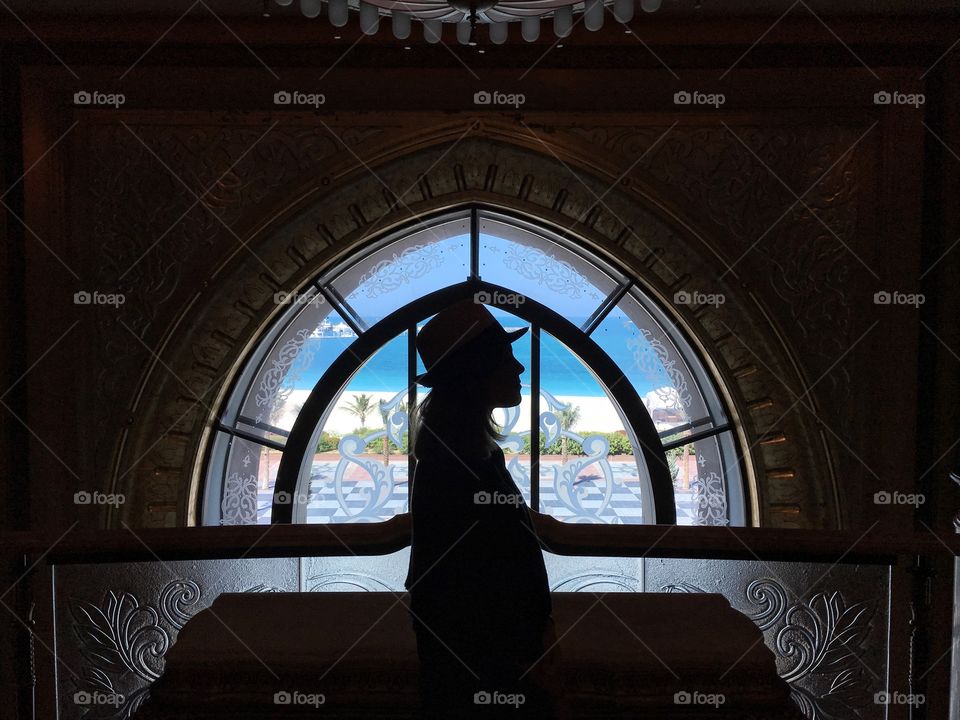 Abou dhabi emirates palace silhouette 