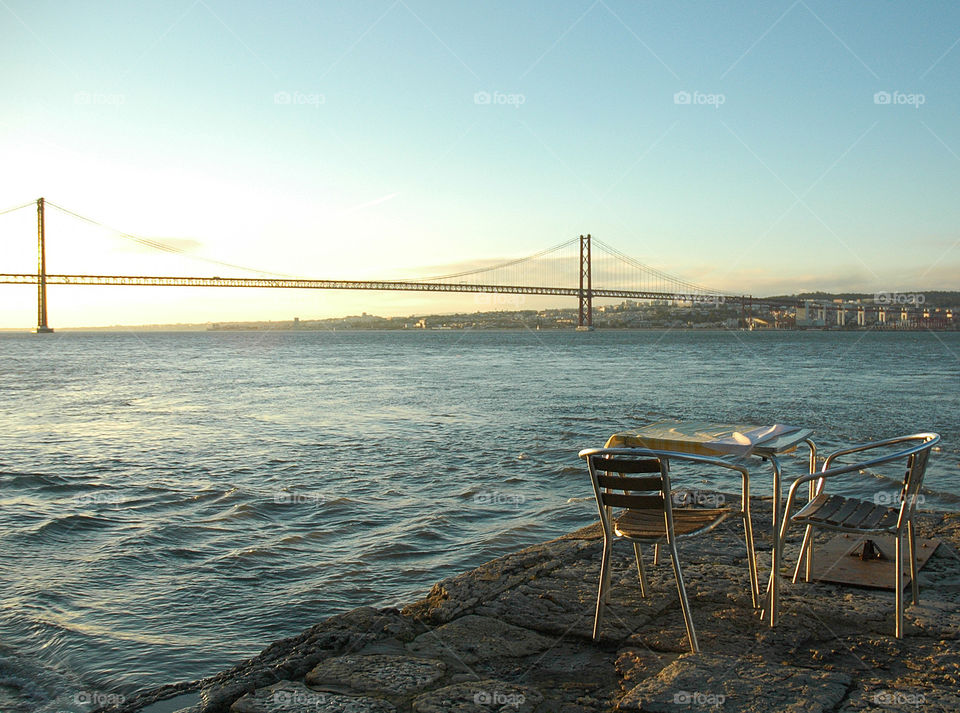 Relaxing by the river