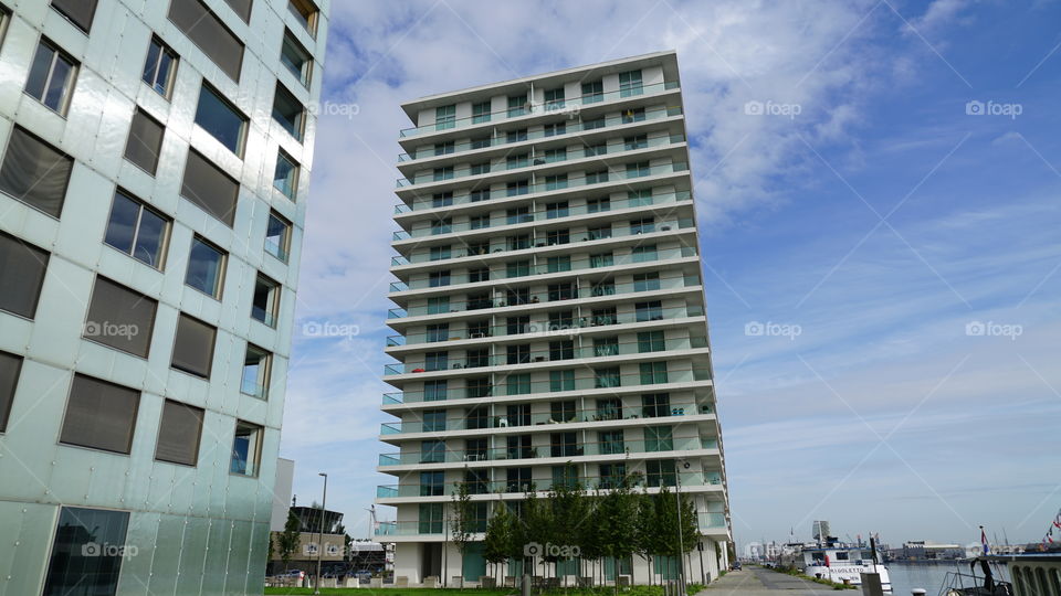 Modern architecture in Antwerp