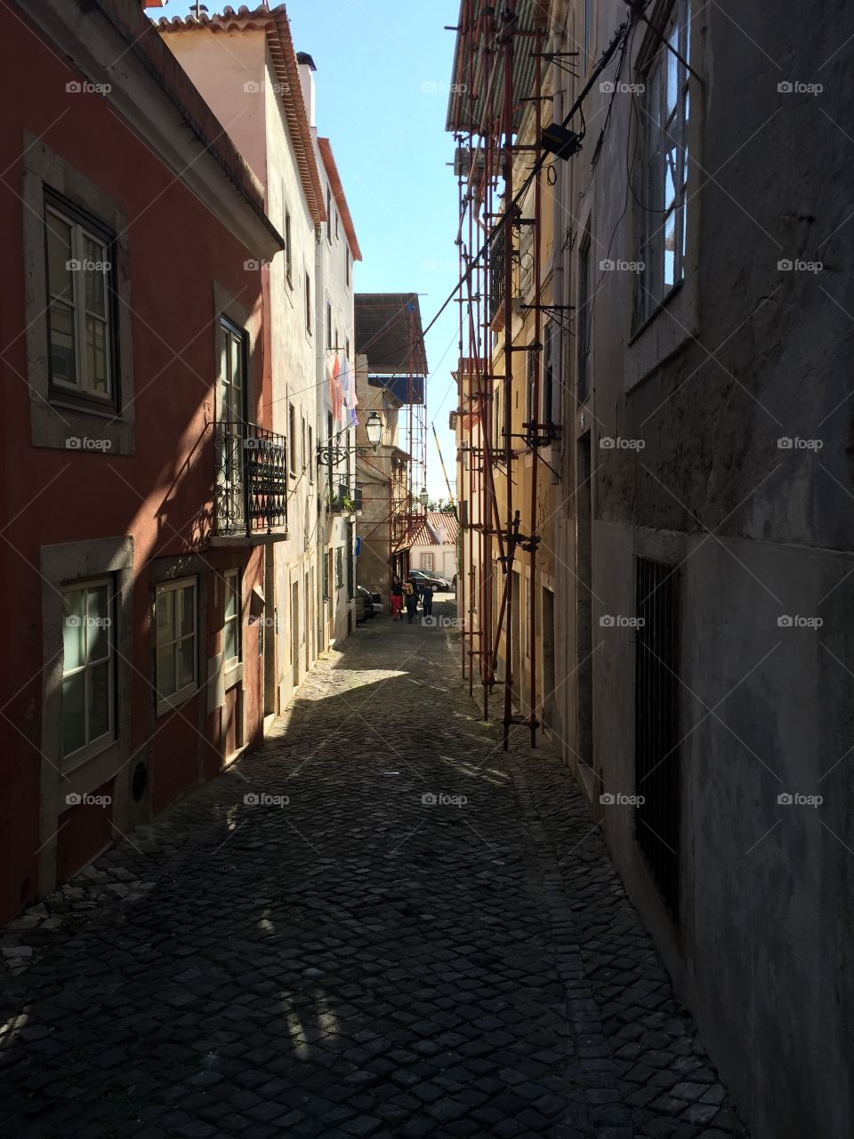 Narrow streets of Portugal