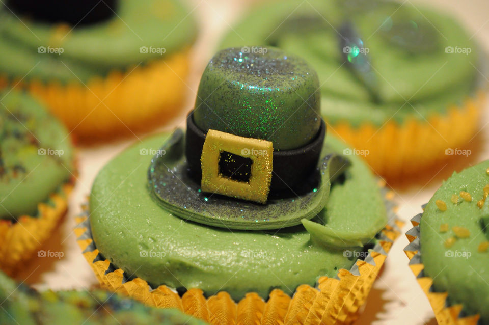 St Patrick's Cupcake