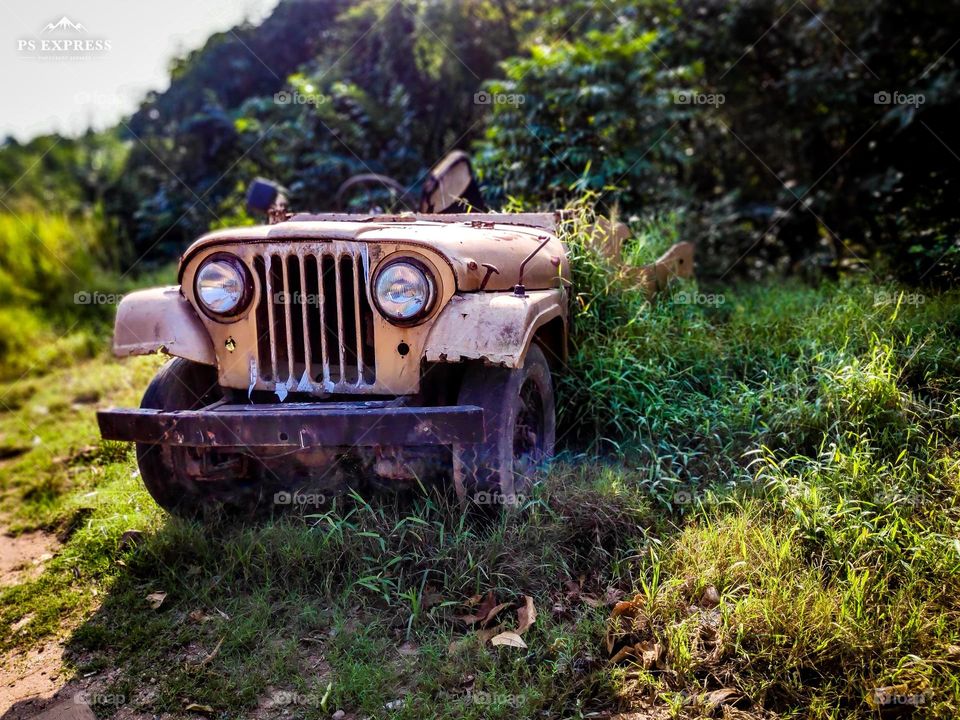 Old Rusty Jeep