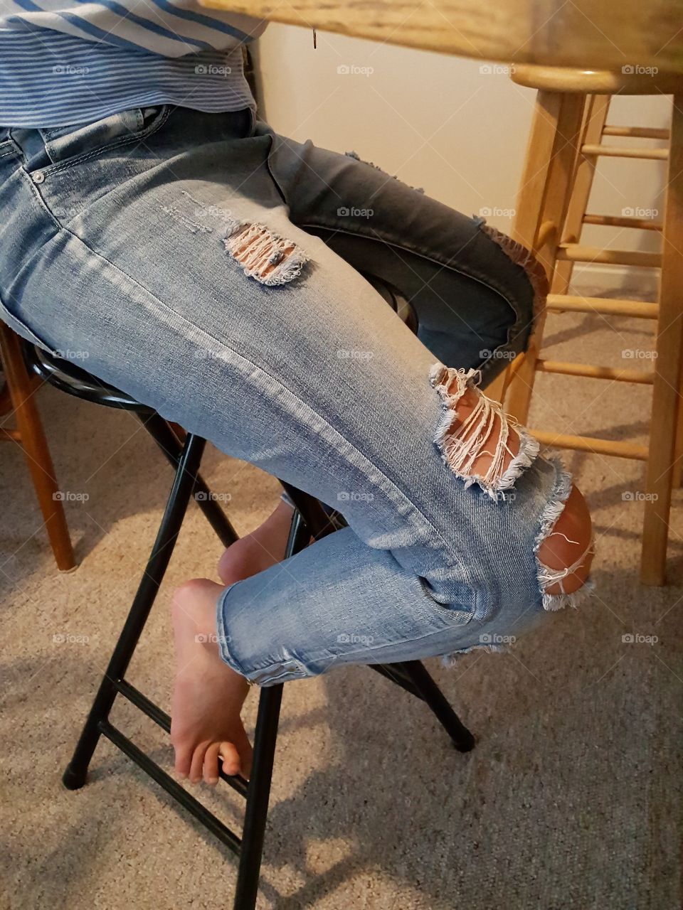Ripped jeans