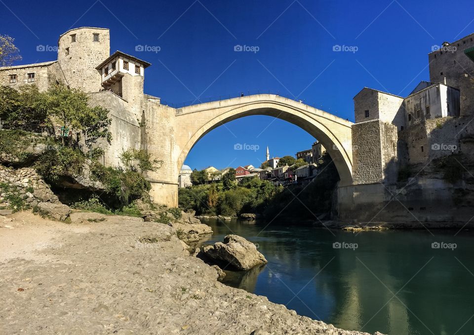 Mostar old bridge, Bosnia.