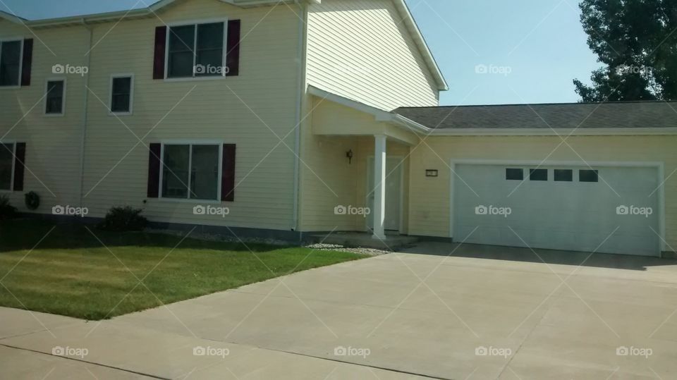 Home, House, Architecture, Door, Garage