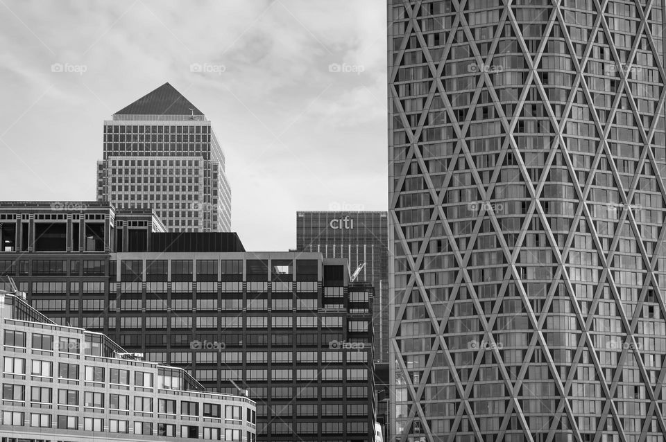 Architecture. Canary Wharf. London. UK.