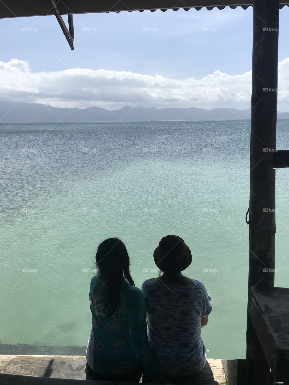 A mother and daughter time relaxation!