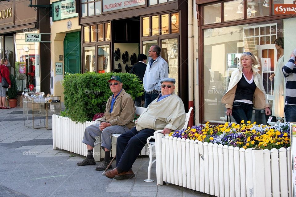 People at the street 