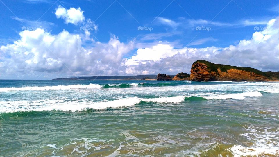 Sunny beach in Tanegashima