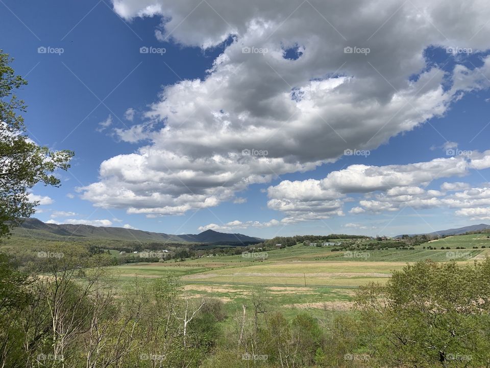 Sky view in West Virginia
