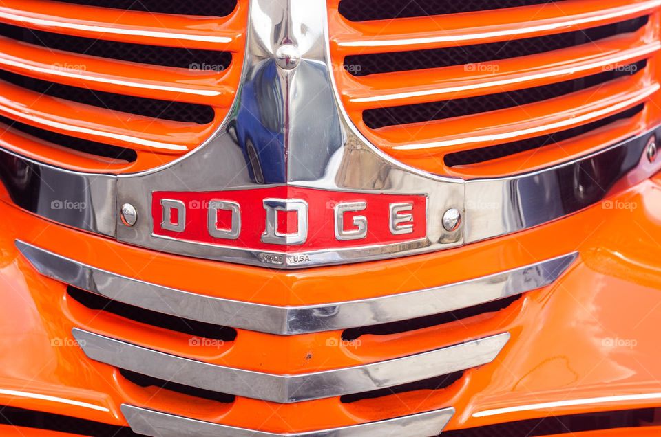 Dodge truck close up