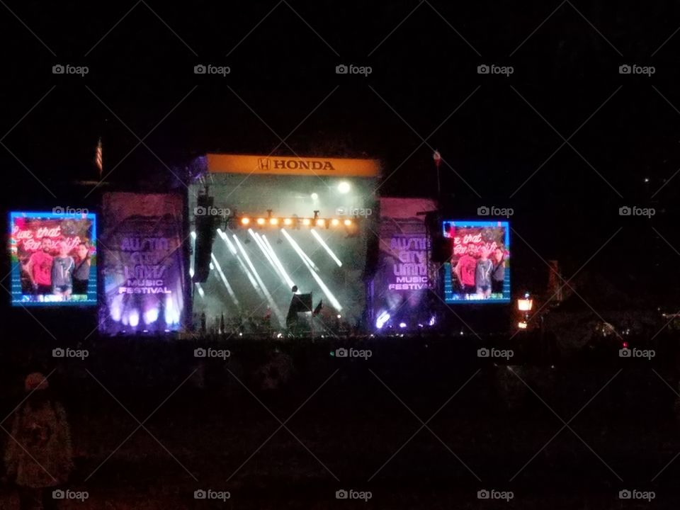 Austin City Limits at Night