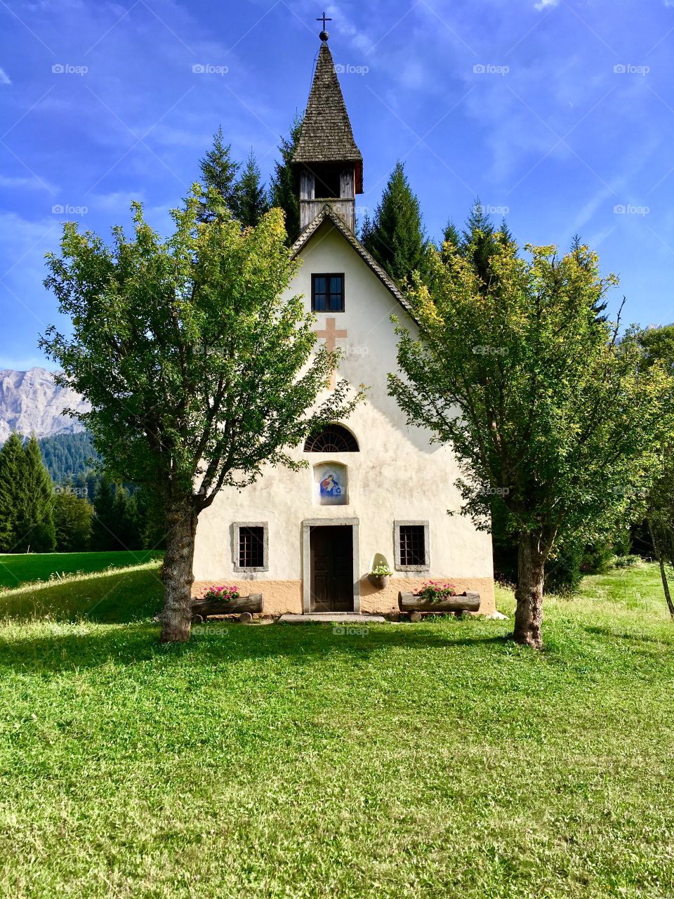 Church of San Giovanni Battista in the municipality of Mezzano, Valle di Primiero, eastern Trentino