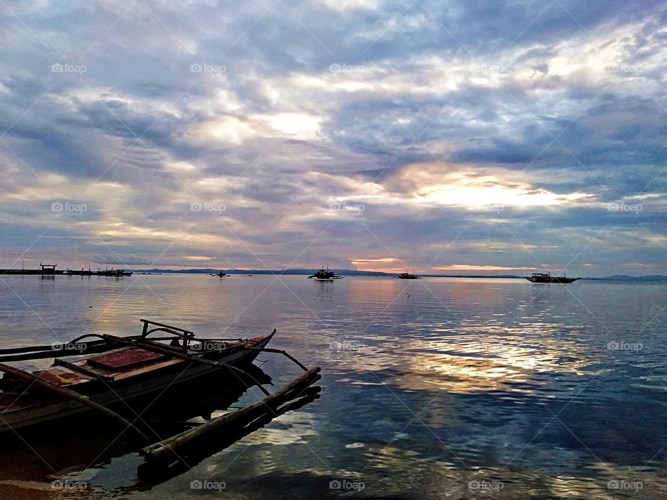 The fishing ground with a relaxing view from the horizon!