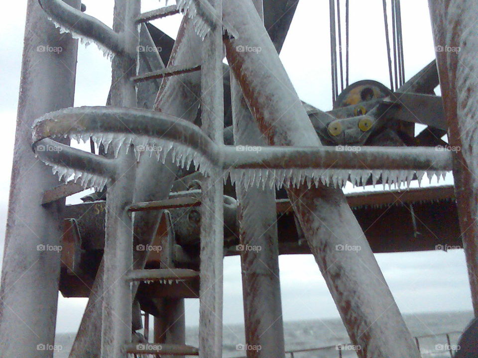 Ice on ship(Norway @ -18°c) Freezing 😱