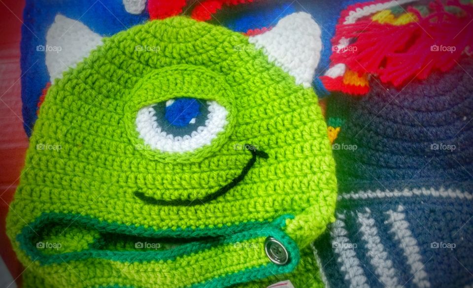 touca verde Green cap