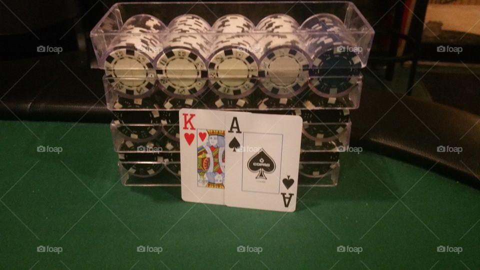Ace/King  poker chips