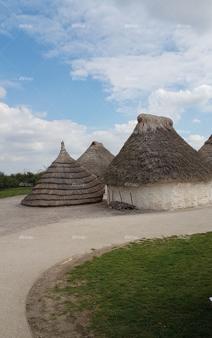 Stonehenge Mud hut Neolithic
